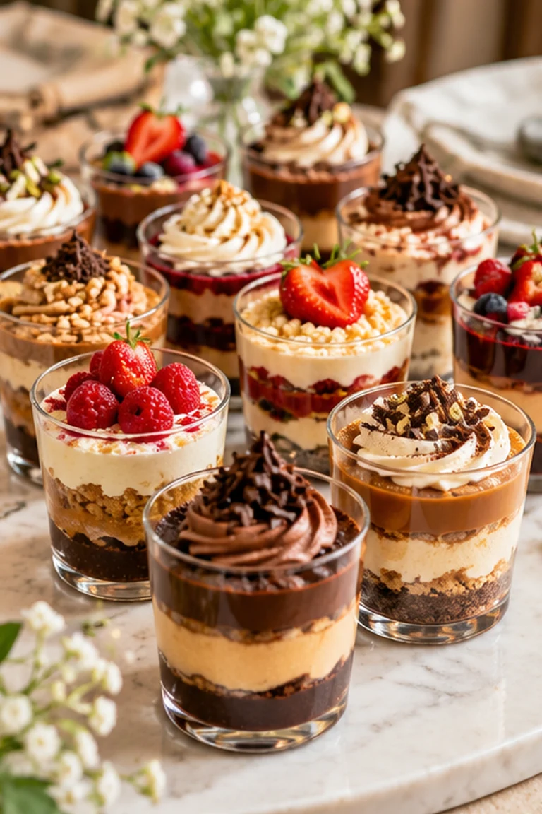 Desserts pour buffets sucrés